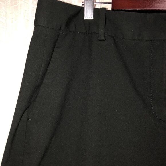 Lands’ End 12 Mid Rise Black Wide Leg Dress Pants - Picture 8 of 14